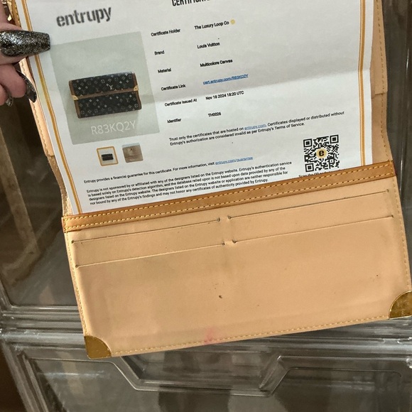 COPY - Special Edition Louis Vuitton Murakami Leather Multi Colored Tri-Fold Wa… - Picture 11 of 11